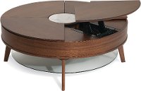 Modern Lift-top Round Cocktail Table - Bellemie-4