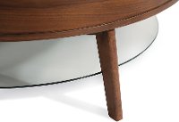Modern Lift-top Round Cocktail Table - Bellemie-5