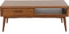 Transitional Light Walnut Coffee Table - Venice