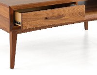 Transitional Light Walnut Coffee Table - Venice-2