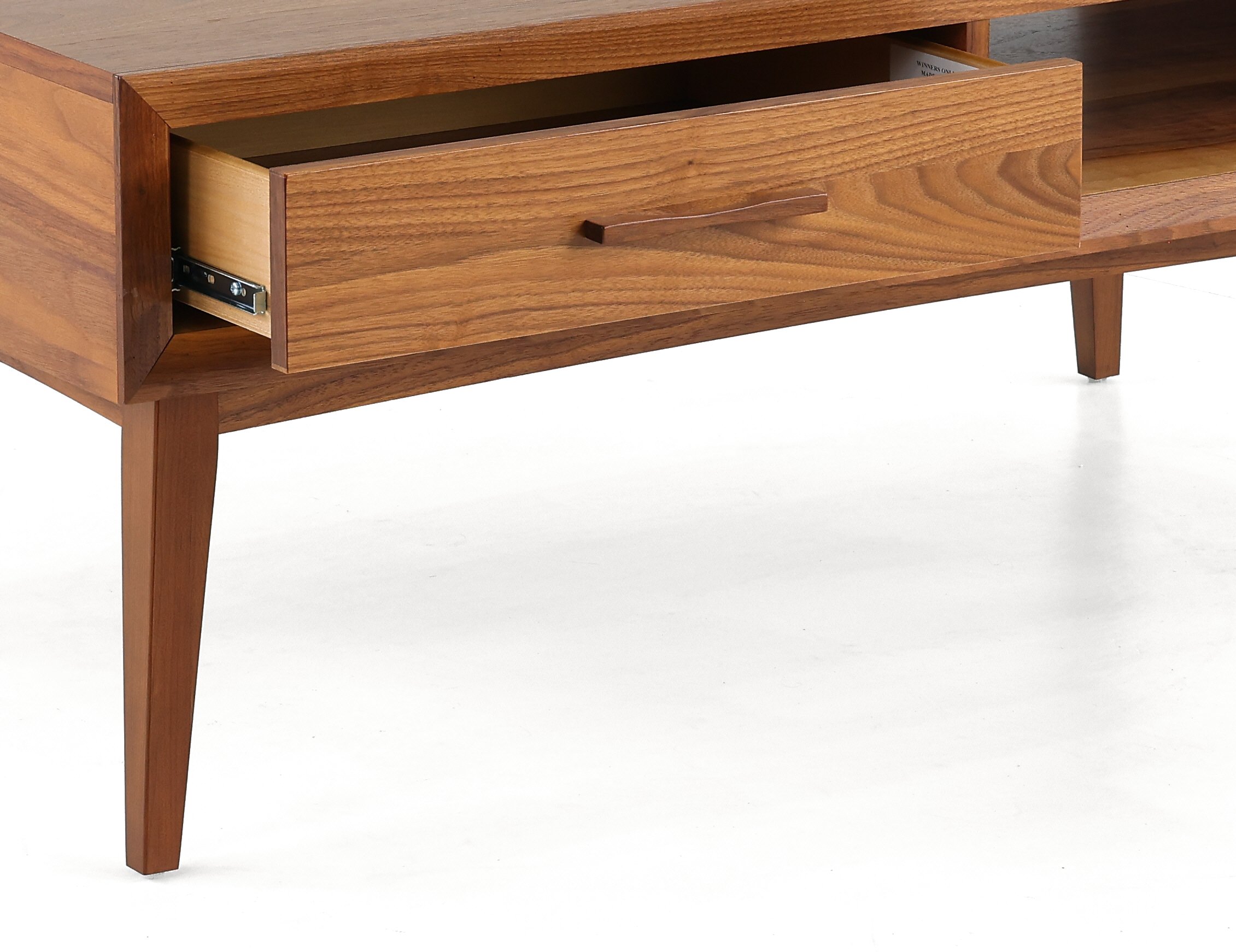 Venice Transitional Light Walnut Coffee Table-2