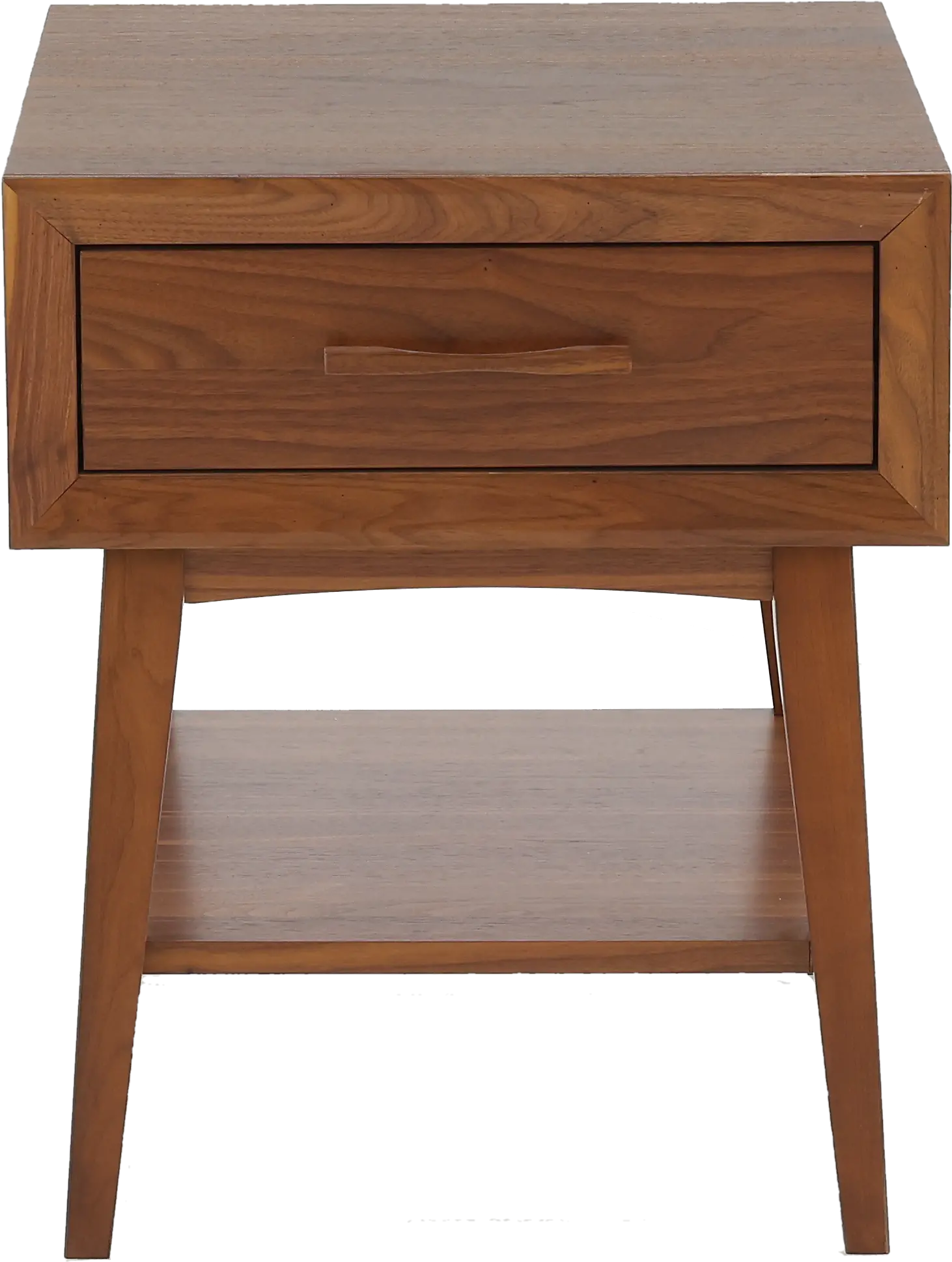 Venice Light Walnut End Table - Large-1