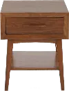 Venice Light Walnut End Table - Large