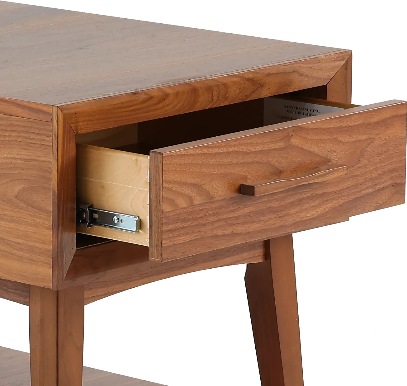 Venice Light Walnut End Table - Large-2
