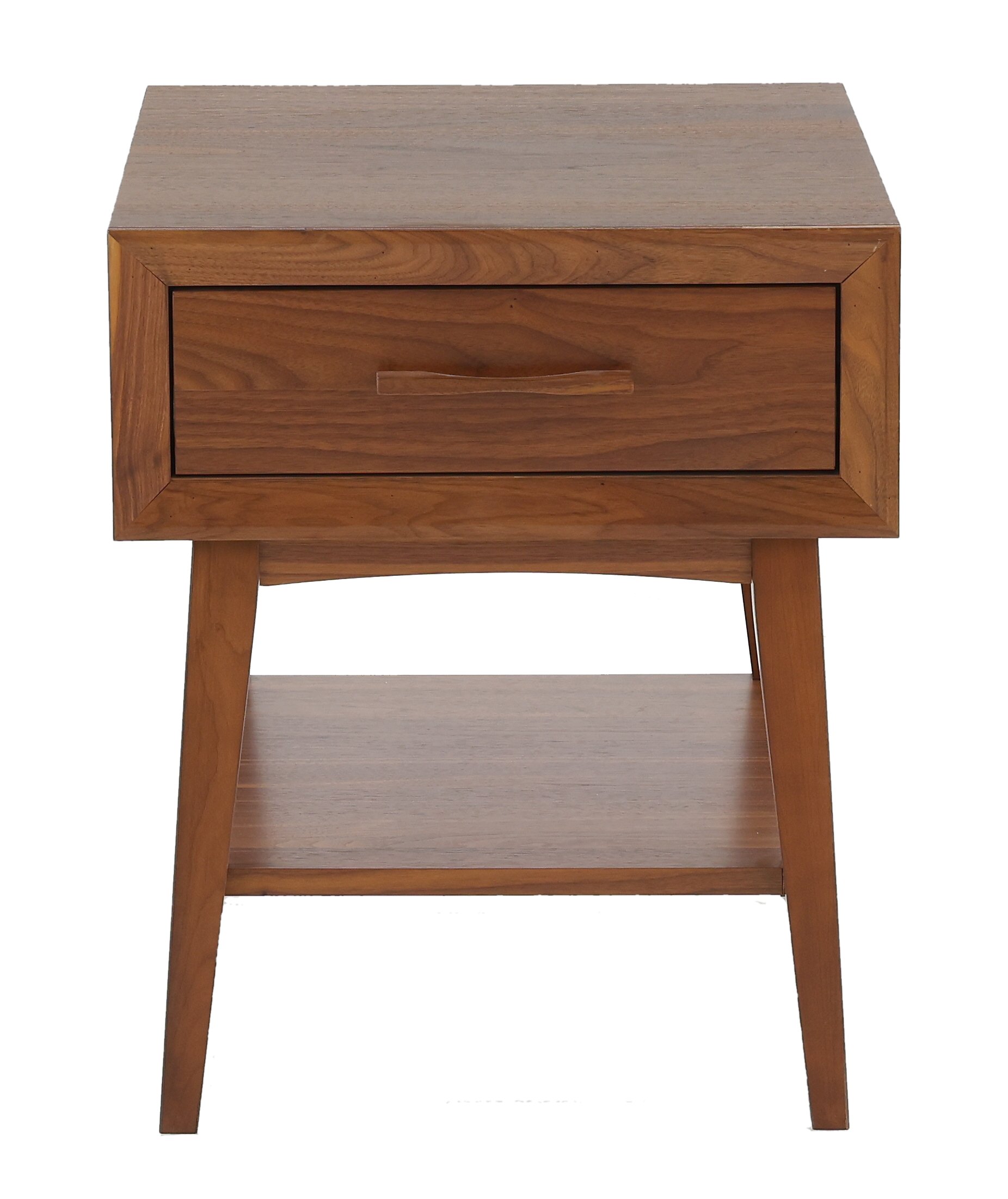 Venice Transitional Light Walnut End Table-1