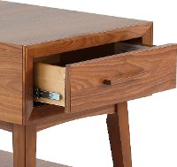 Venice Transitional Light Walnut End Table-2