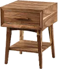 Venice Light Walnut Side Table