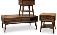 Venice Transitional Light Walnut Small End Table-2