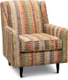 Mid Century Modern Multi Color Accent Chair - Zane