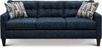 Contemporary Indigo Blue Sofa - Brody