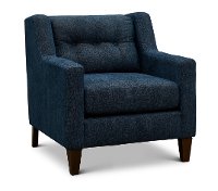 Contemporary Indigo Blue Chair - Brody