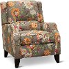 1799-BERKINTAUPE Taupe Floral Wingback Accent Chair - Rochelle