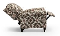 Brown and Cream Push Back Accent Chair - Monroe-4