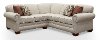 Beige 2 Piece Sectional Sofa with LAF Loveseat - Monroe