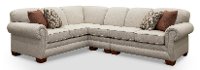 Beige 3 Piece Sectional Sofa with RAF Loveseat - Monroe