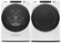 KIT Whirlpool Front Load Washer and Gas Dryer Laundry Pair - White