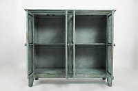 Rustic Surfside Blue Accent Cabinet - Rustic Shores-2