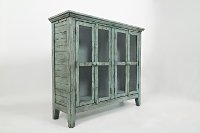 Rustic Surfside Blue Accent Cabinet - Rustic Shores-3