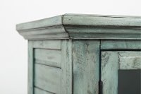 Rustic Surfside Blue Accent Cabinet - Rustic Shores-4