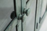Rustic Surfside Blue Accent Cabinet - Rustic Shores-6