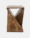 Global Archive Solid Mango Wood Accent Table