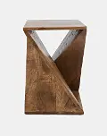 Global Archive Solid Mango Wood Accent Table