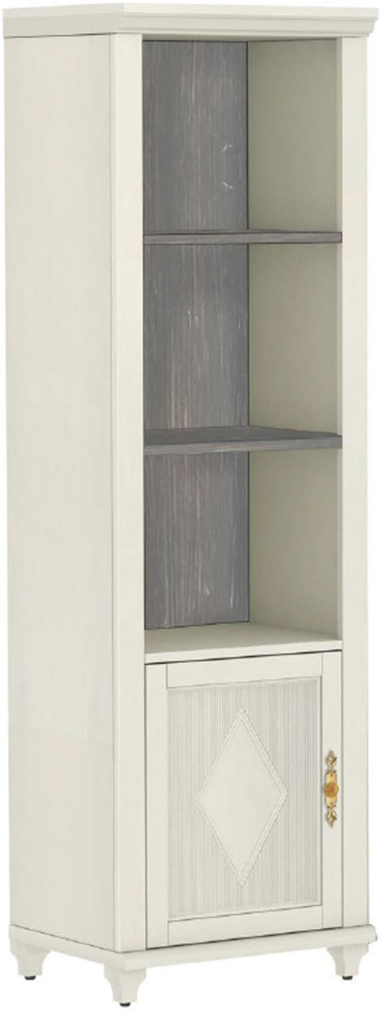 Contemporary White Bookcase Rc Willey Furniture