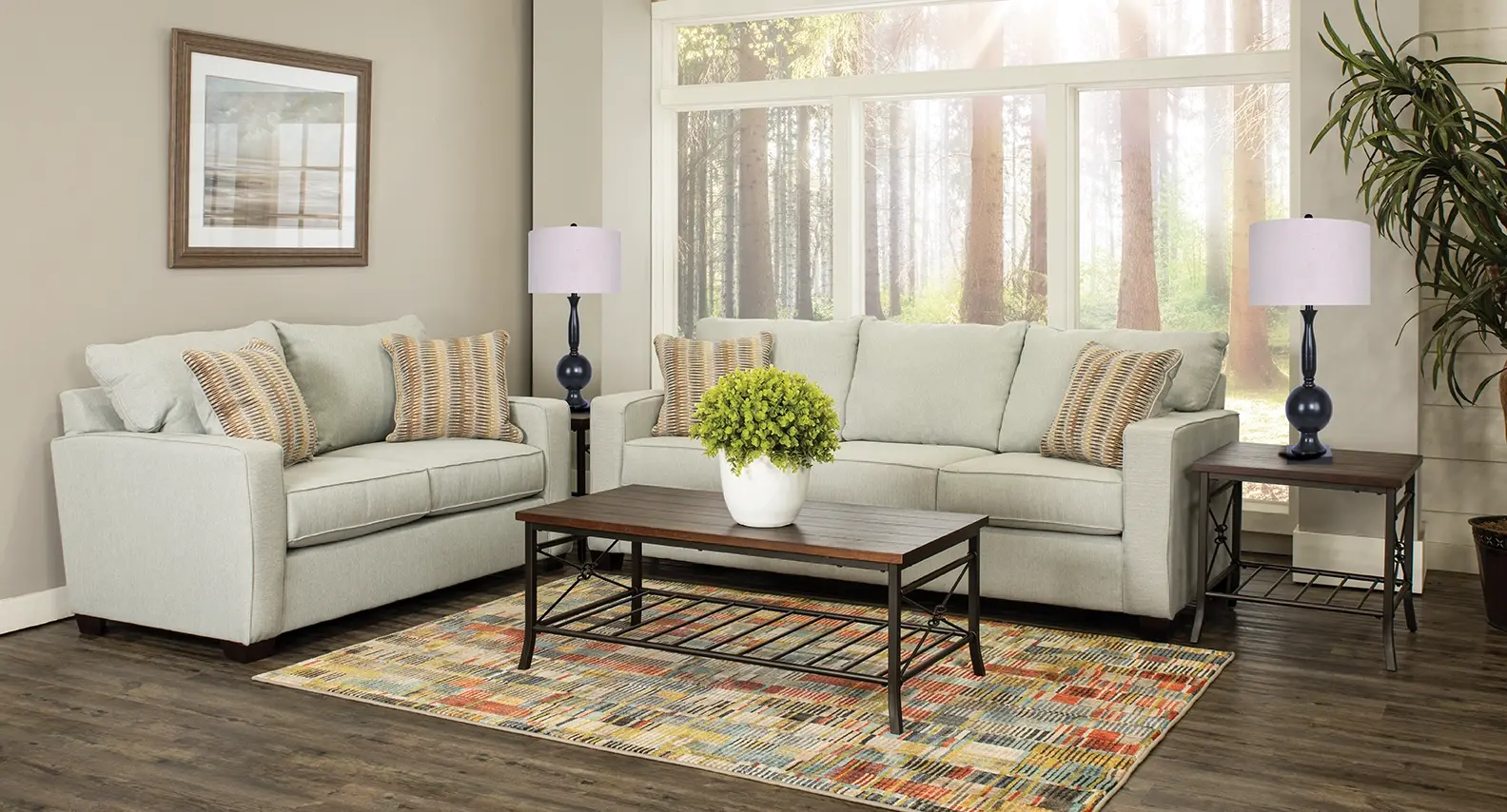 Gavin Sky Gray 7 Piece Living Room Set-2