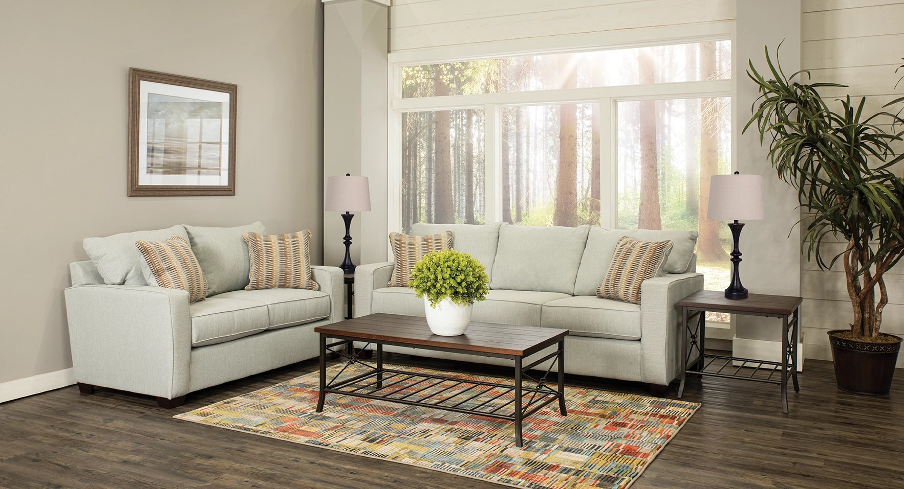 Gavin Sky Gray 7 Piece Living Room Set-3