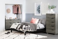 12227 Modern Gray Maple 6 Drawer Double - Cavalleri-5