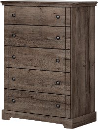 11902 Classic Cottage Oak Brown Chest of Drawers - Avilla-2