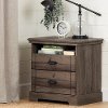 11907 Classic Cottage Oak Brown Nightstand - Avilla