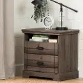 11907 Classic Cottage Oak Brown Nightstand - South Shore