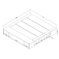 12104 Contemporary Black Platform King Storage Bed - Flexible-7