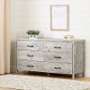 11896 Clearance Contemporary Rustic Seaside Pine Dresser - Gravity