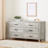11896 Contemporary Rustic Seaside Pine Dresser - Gravity