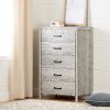 11897 Contemporary Rustic Seaside Pine Chest of Drawers - Gravity