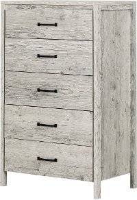 11897 Contemporary Rustic Seaside Pine Chest of Drawers - Gravity-5
