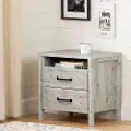 11898 Gravity Contemporary Rustic Seaside Pine Nightstand - South Shore