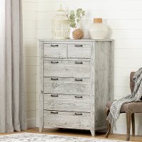 11883 Rustic Seaside Pine Chest of Drawers - Lionel