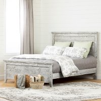 12283 Rustic Seaside Pine Queen Bed - Lionel
