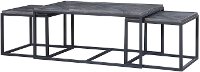 Driftwood Gray 3 Piece Coffee and End Table Set - Aspen Court