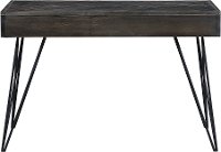 Dark Brown Herringbone Writing Desk - Aspen Court-2