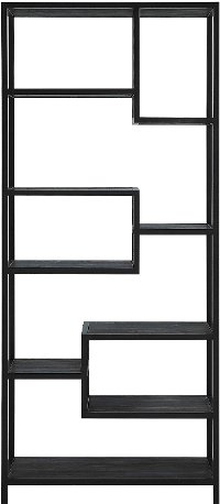 Modern 8 Shelf Bookcase with 8 Shelves - Aspen Court