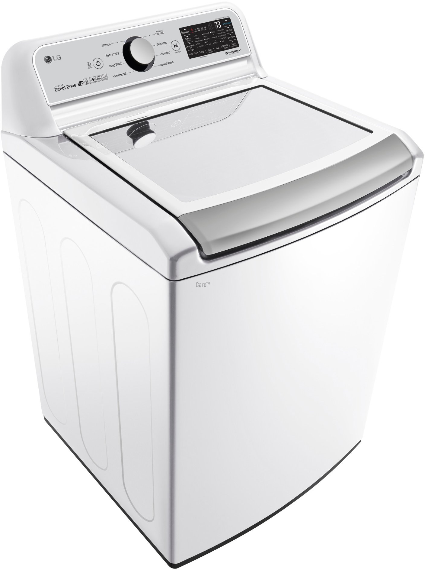 WT7300CW LG 5.0 cu. ft. Top Load Washer with TurboWash3D - White-3