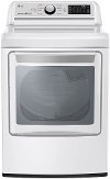 DLE7300WE LG Rear Control Electric Dryer with Sensor Dry - 7.3 cu.ft. White