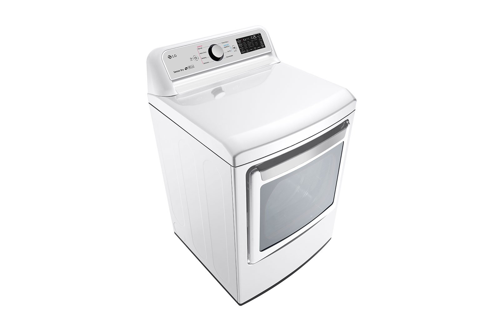 DLE7300WE LG Rear Control Electric Dryer with Sensor Dry - 7.3 cu.ft. White-2