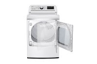 DLE7300WE LG Rear Control Electric Dryer with Sensor Dry - 7.3 cu.ft. White-3