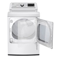DLG7301WE LG Rear Control Gas Dryer with Sensor Dry - 7.3 cu.ft. White-2