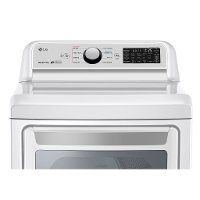 DLG7301WE LG Rear Control Gas Dryer with Sensor Dry - 7.3 cu.ft. White-4